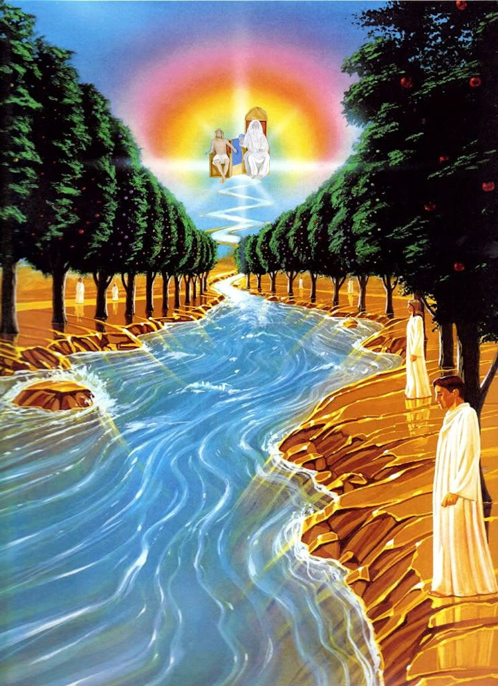 pinterest; Matteson Art The river of life