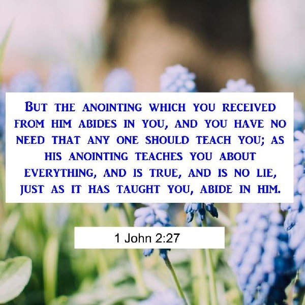 1 John 2:27