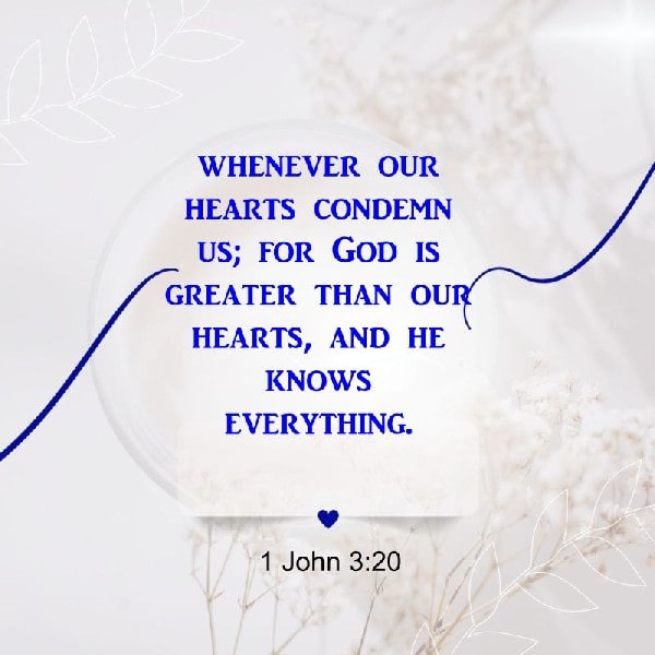 1 John 3:20