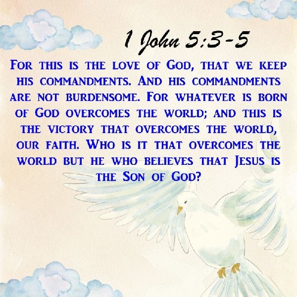 1 John 5:3-5