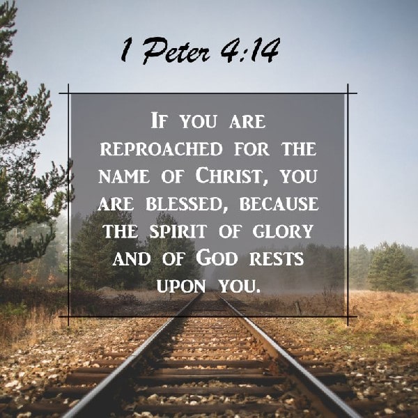 1 Peter 4:14