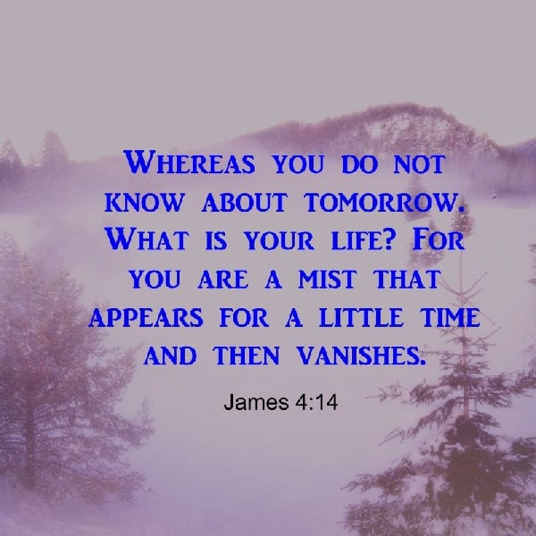 James 4:14