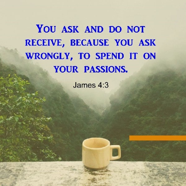 James 4:3