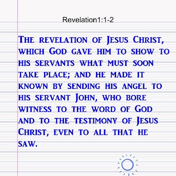 Revelation 1:1-2