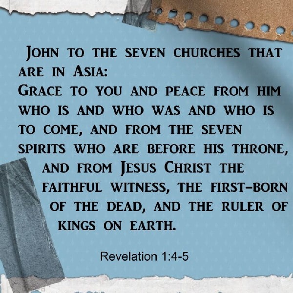 Revelation 1:4-5