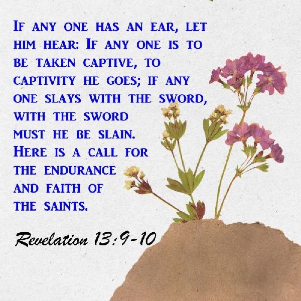 Revelation 13:9-10