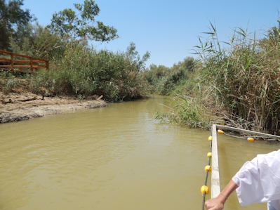 Baptism in the Jordan River near Qasr al-Yahud